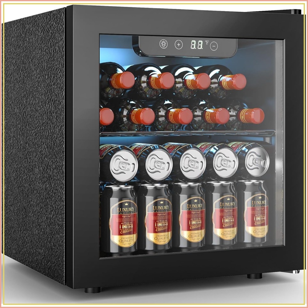 Wine Beer Cooler Fridge - Frigobar Independente para Vinhos 12 Garrafas
