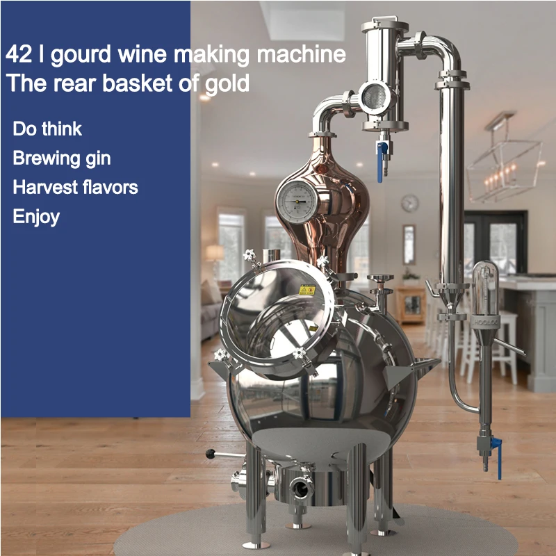 Wine Beer The Whiskey - Destilador em Forma de Cabaça 42L