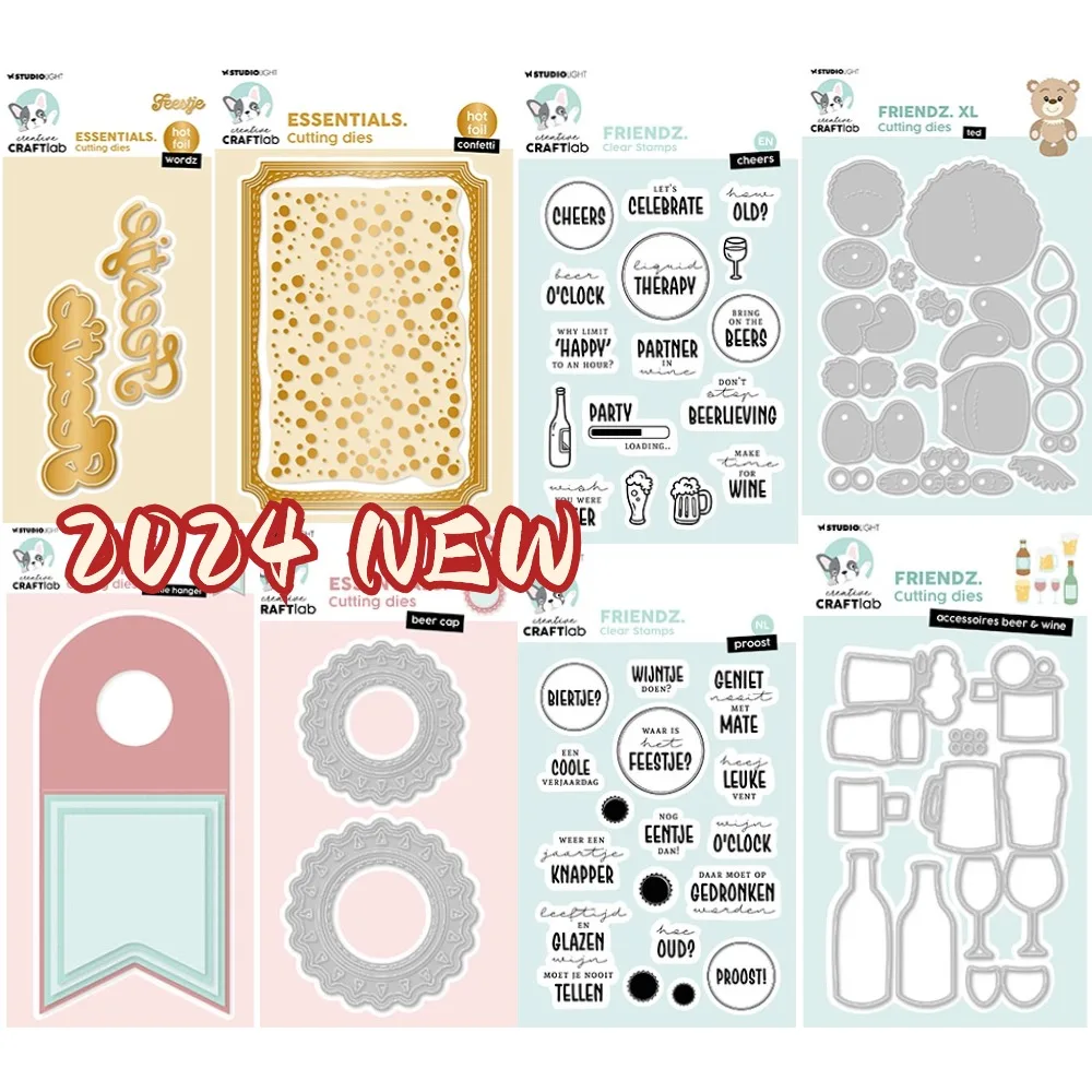 Wine Beer Making Supplies - Corte de metal morre para Scrapbooking