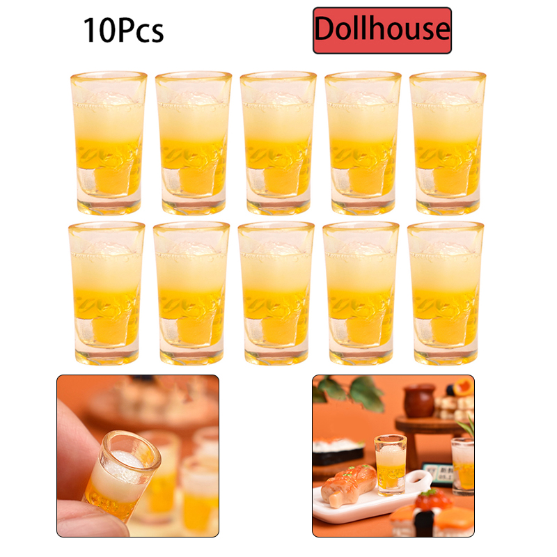 Wine In Beer - 10 pçs brinquedo em miniatura cozinha