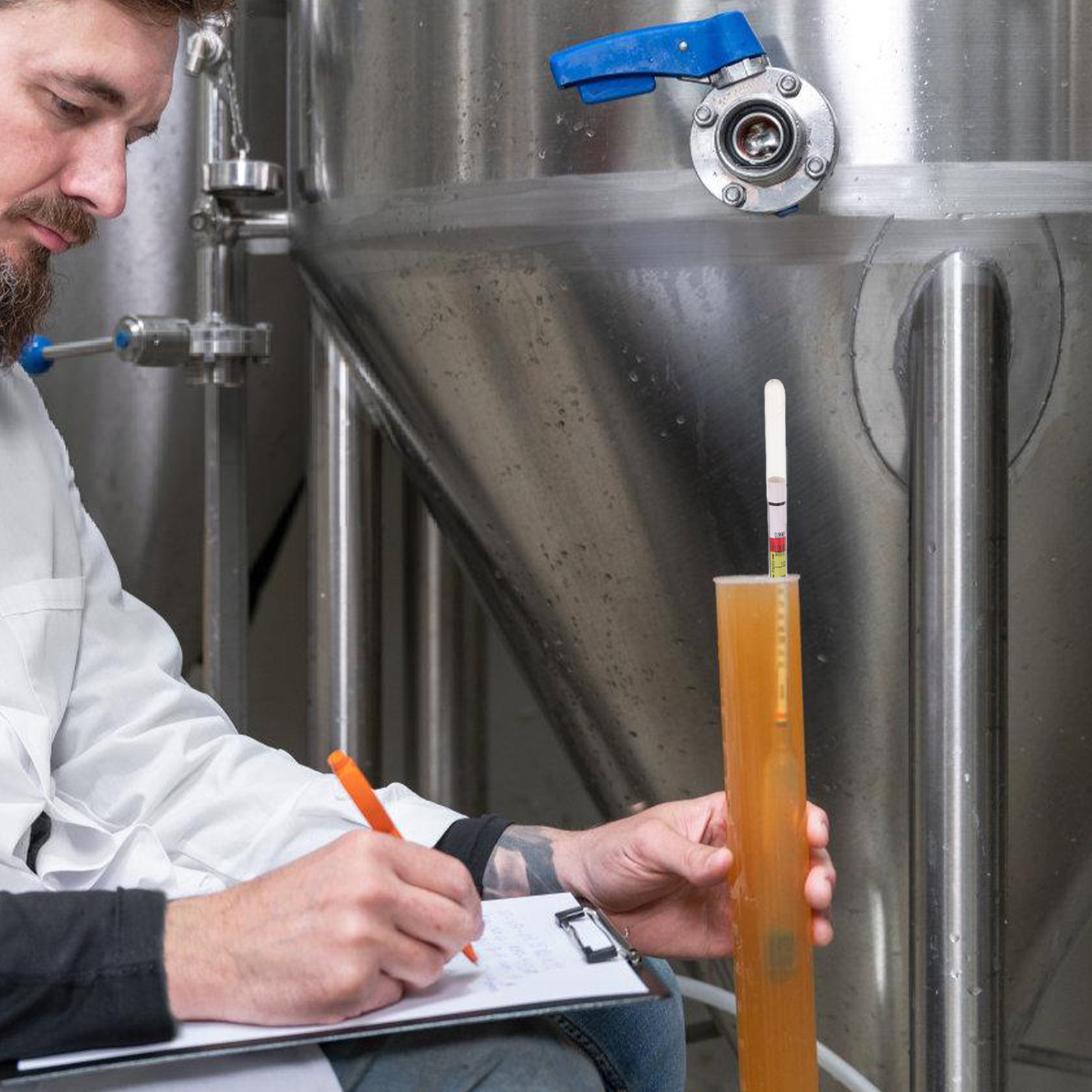 Wine Beer Making Supplies - Hidrômetro de Escala Tripla para Vinho