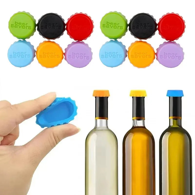 Wine Beer Garden - Tampas de Silicone Coloridas para Garrafas
