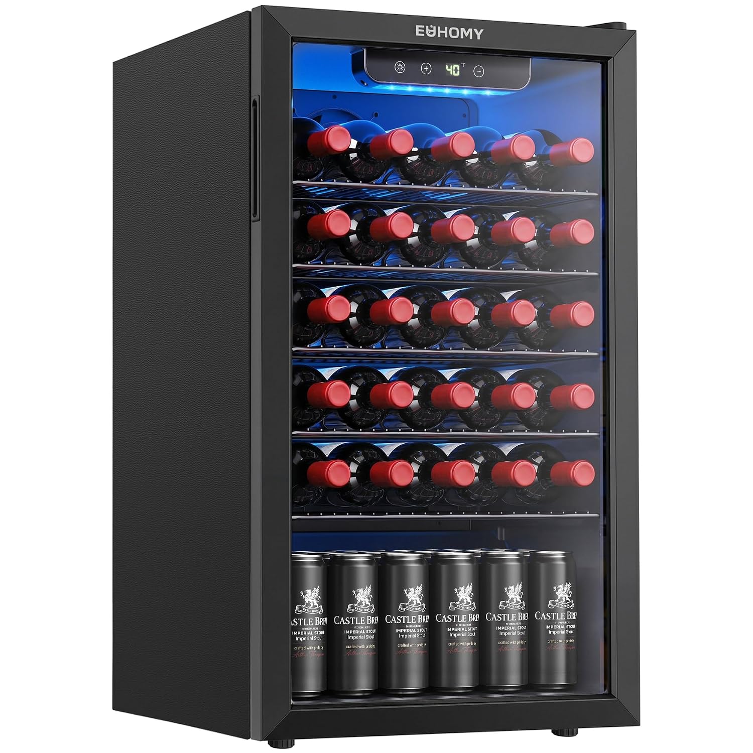 Cooler de Bebidas com Porta de - Wine Beer Cooler Fridge avaliação e preço