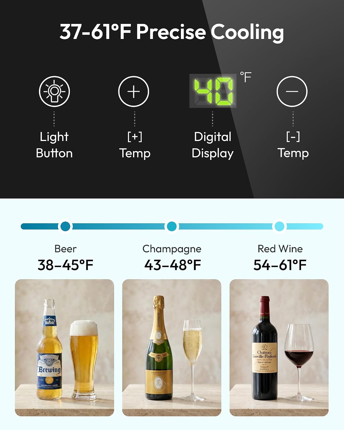 Cooler de Bebidas com Porta de - Wine Beer Cooler Fridge avaliação e preço