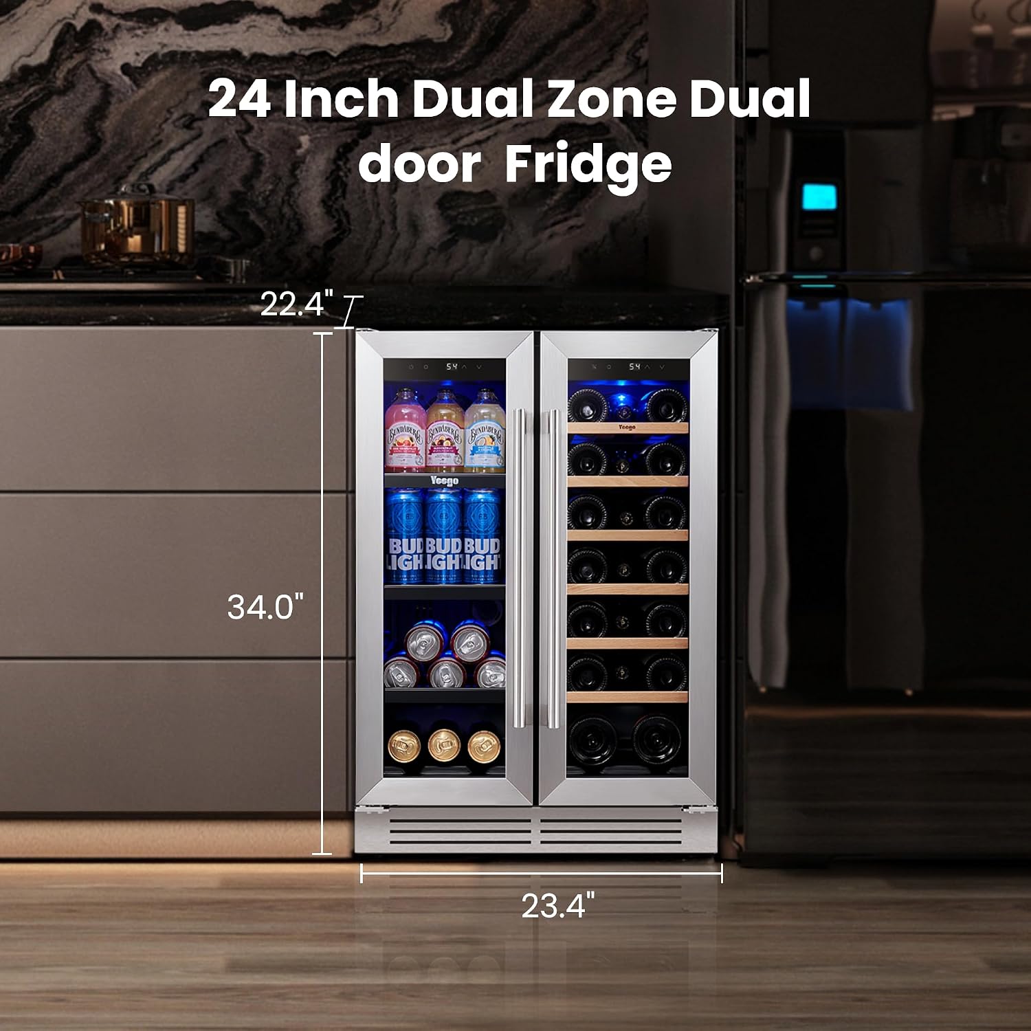 Refrigerador de Vinho e Bebida - Wine Beer Cooler Fridge avaliação e preço