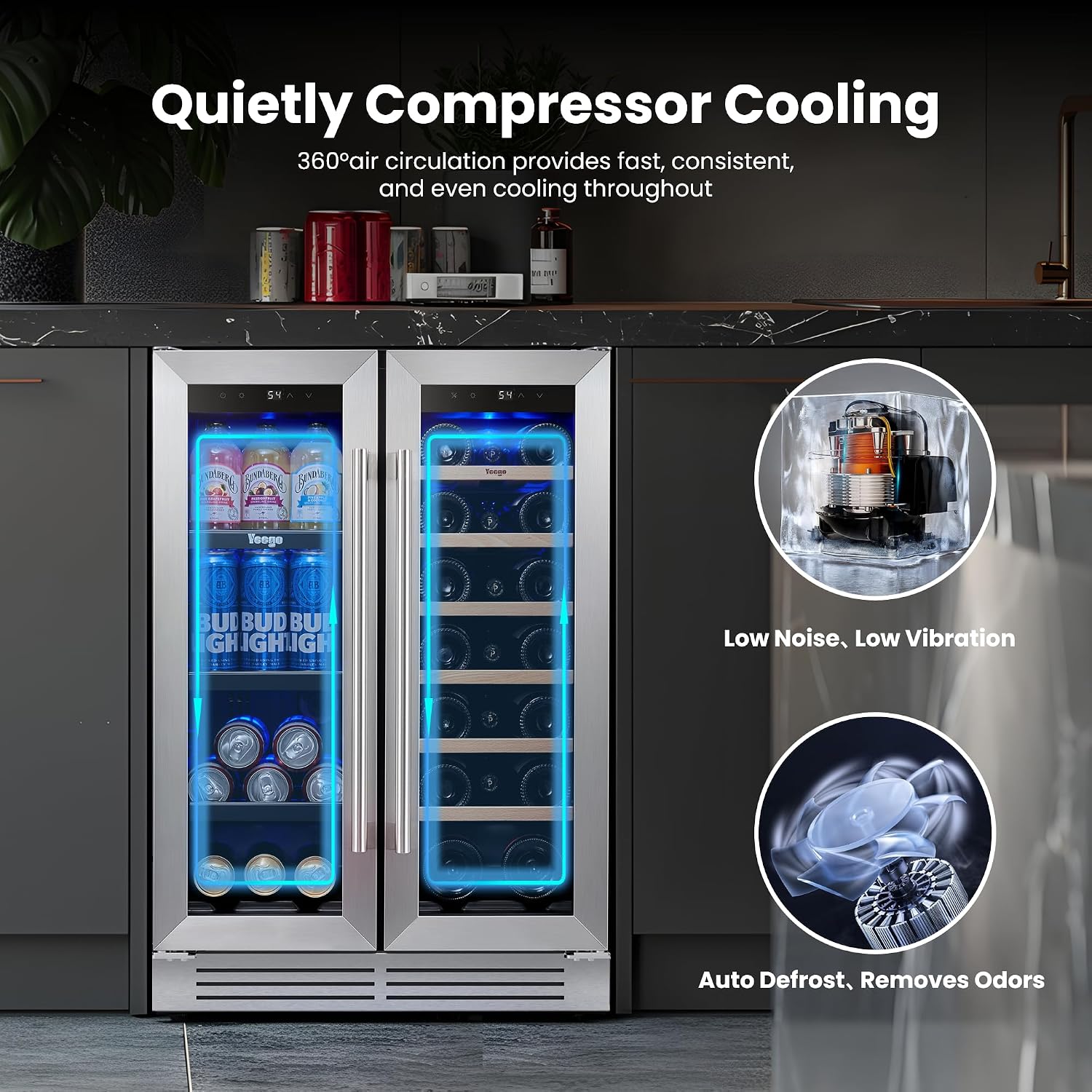 Refrigerador de Vinho e Bebida - Wine Beer Cooler Fridge avaliação e preço