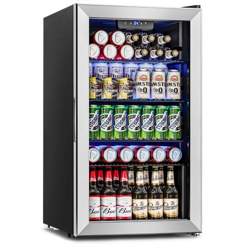 Beverage Refrigerator Cooler - - Wine Beer Cooler Fridge avaliação e preço