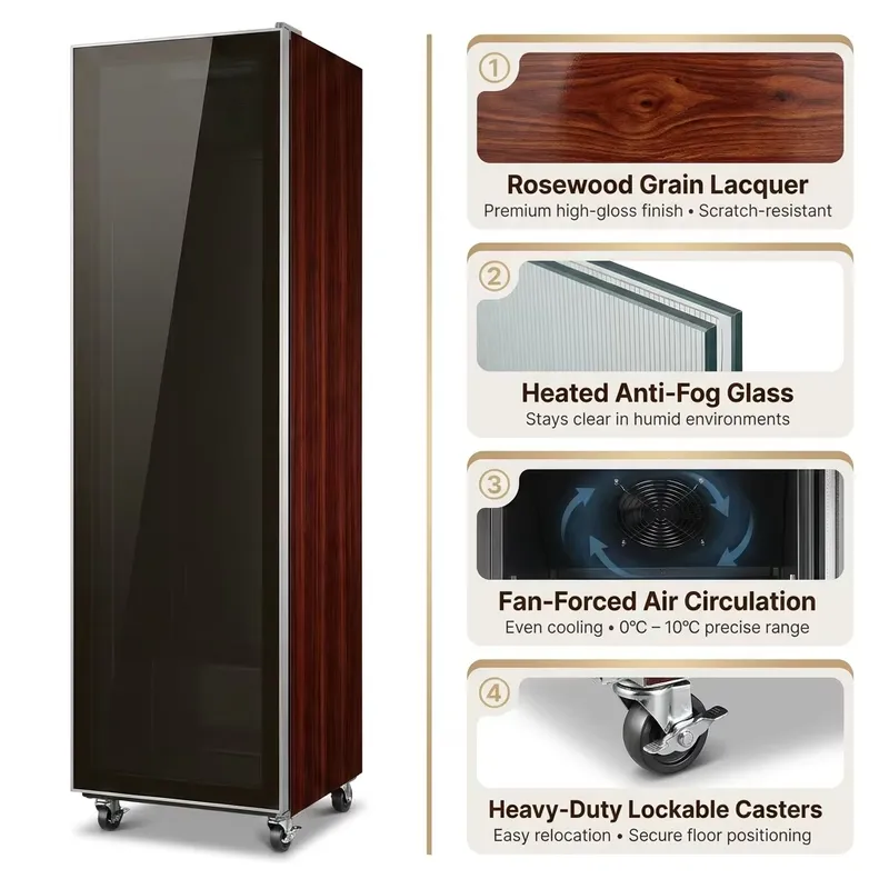 Refrigerador Expositor Vertica - Wine Beer Cooler Fridge avaliação e preço