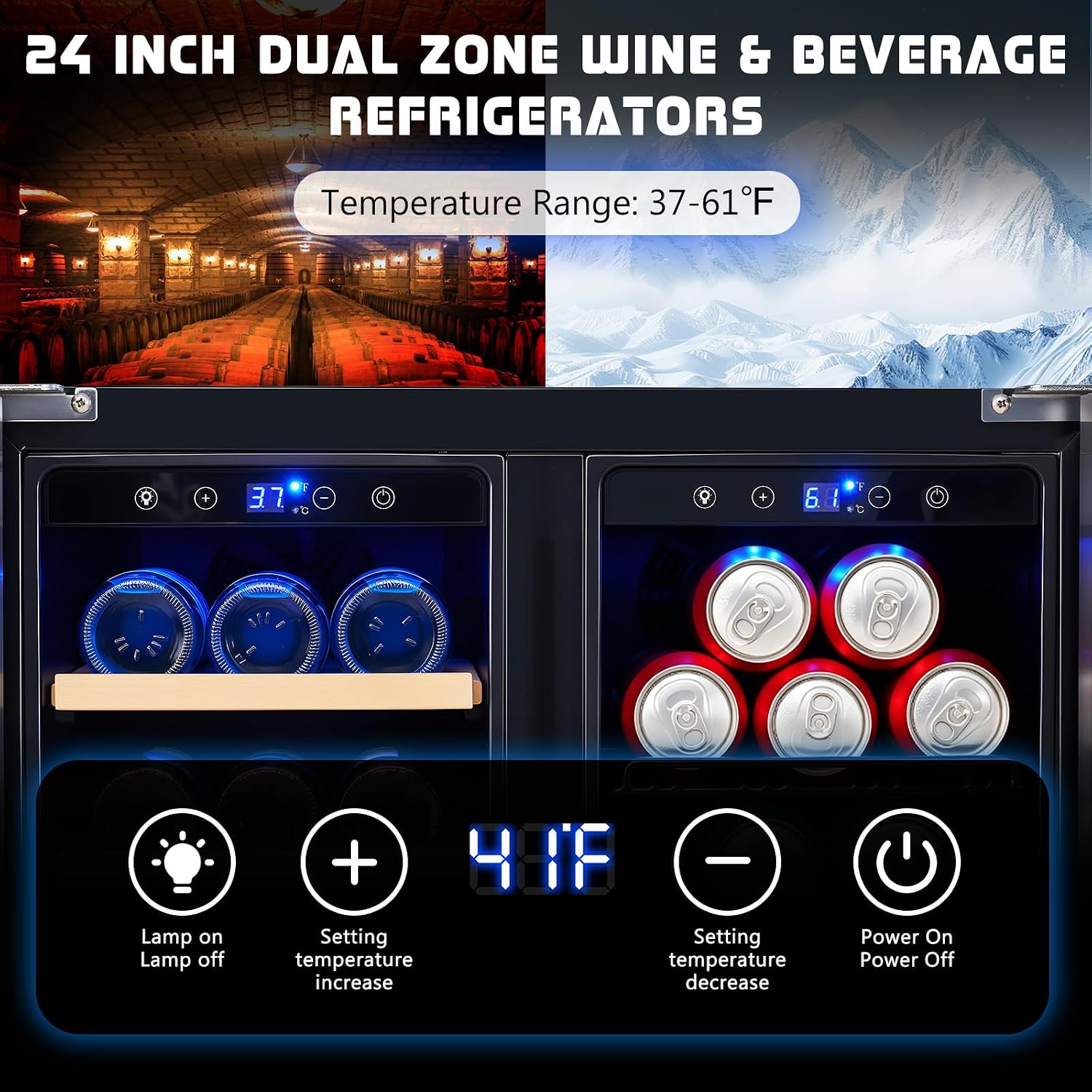 Refrigerador de Bebidas, Gelad - Wine Beer Fridge Under Counter avaliação e preço