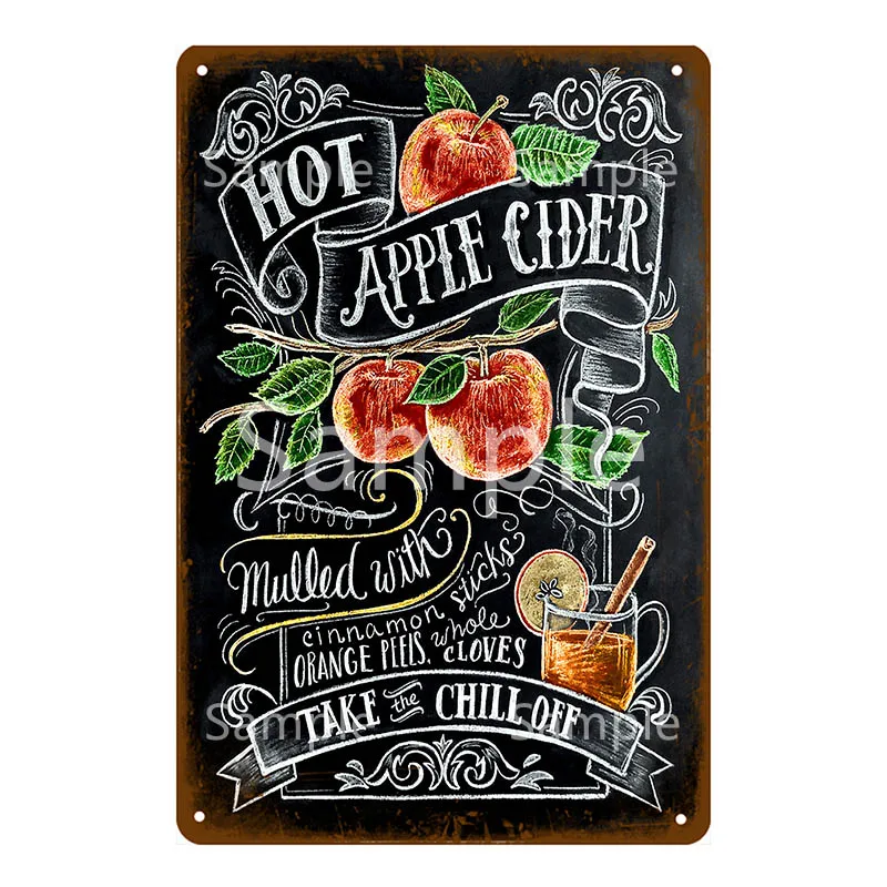 Placa de Metal Decorativa Retr - Wine Beer Garden avaliação e preço