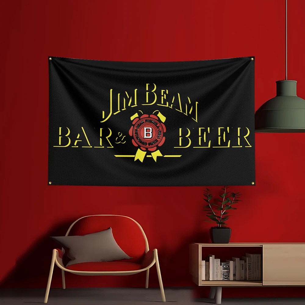 Bandeira de poliéster impressa - Wine Beer Garden avaliação e preço