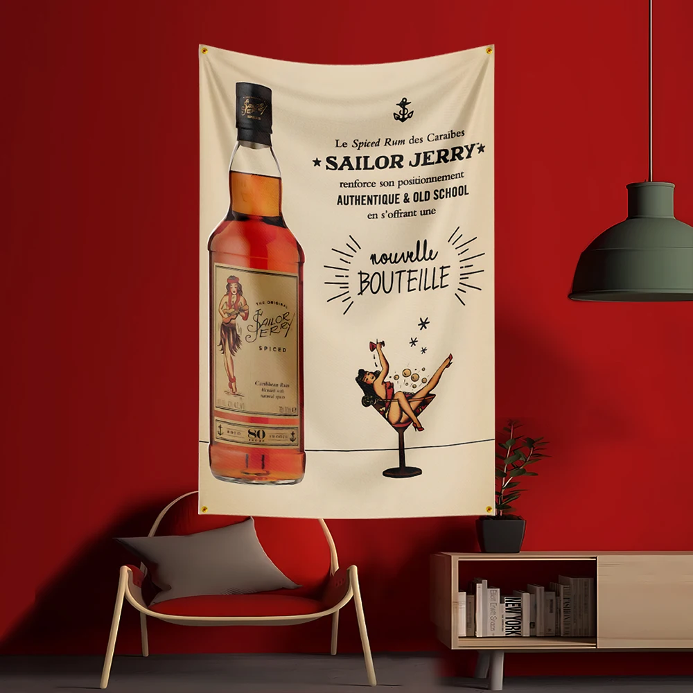 90x150cm s-marinho jerrys rum  - Wine Beer Garden avaliação e preço