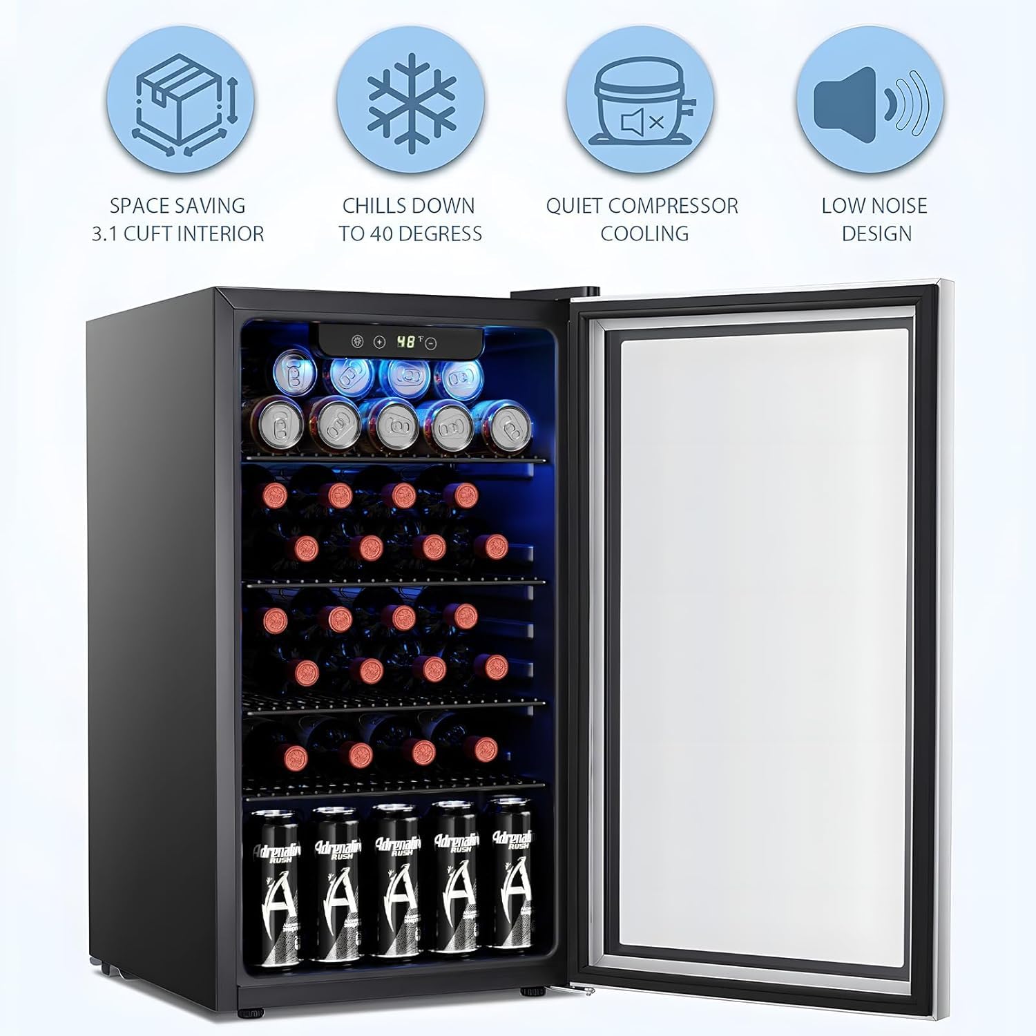 Refrigerador/Adega de Vinho pa - Wine Beer Cooler Fridge avaliação e preço