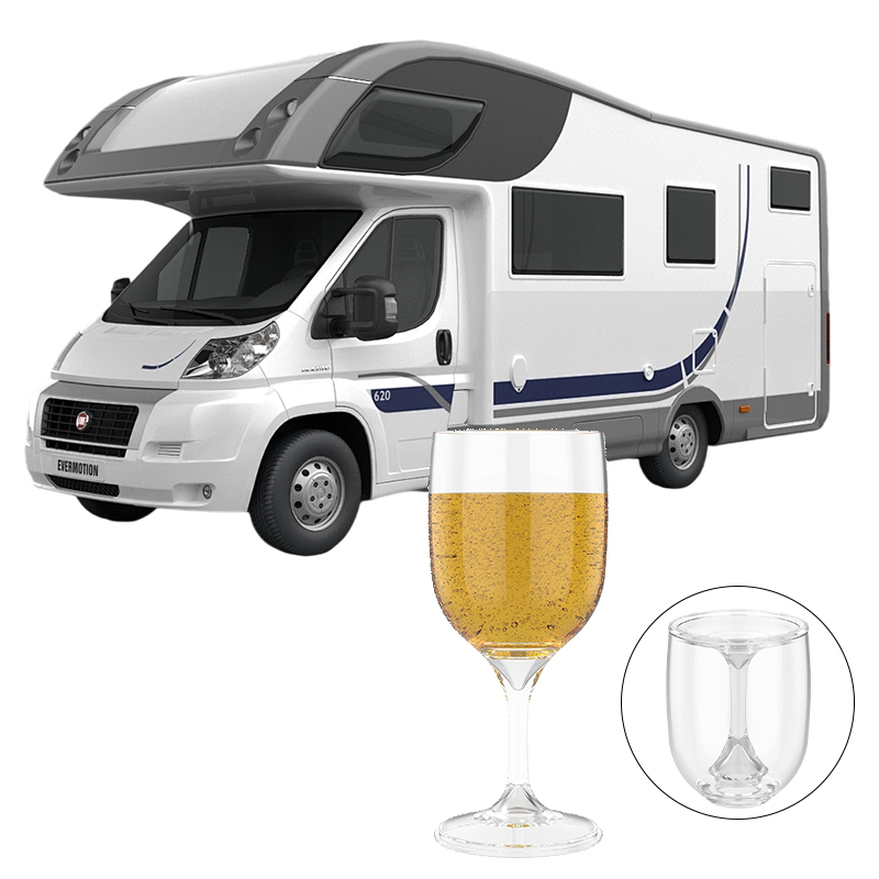 Copo de vinho dobrável transpa - Wine & Beer Quito avaliação e preço