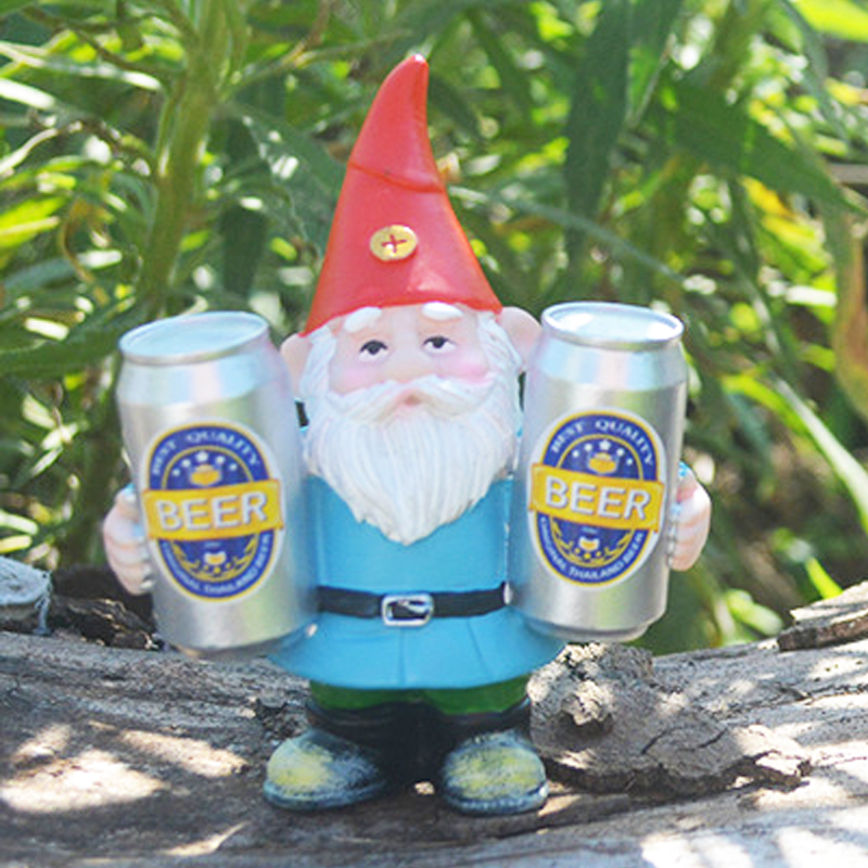 Anime bêbado Gnome bebendo cer - Wine Beer Garden avaliação e preço