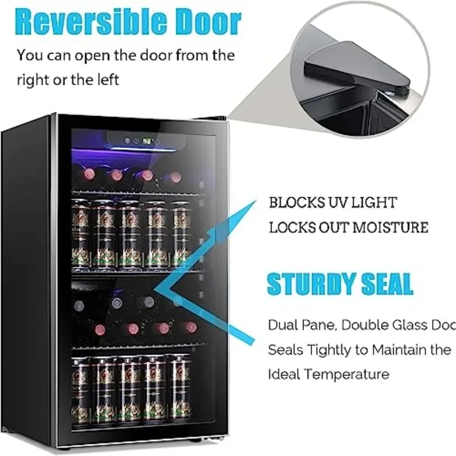 Refrigerador/Armário de Vinhos - Wine Beer Cooler Fridge avaliação e preço