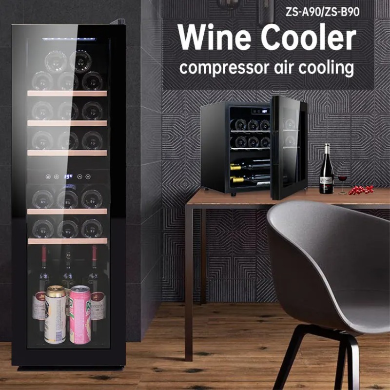 Refrigerador de vidro para sup - Wine Beer Cooler Fridge avaliação e preço